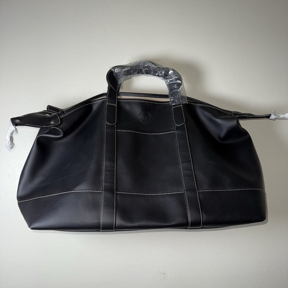 Barrington Other - Barrington Black Leather‎ Duffel Bag – Limited Edition 40th Anniversary Bear